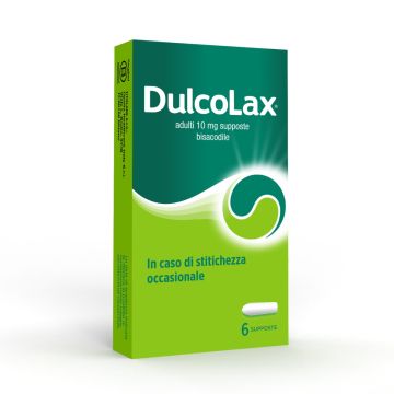 Dulcolax Lassativo Ad Azione Rapida Contro La Stitichezza Occasionale, 6 Supposte