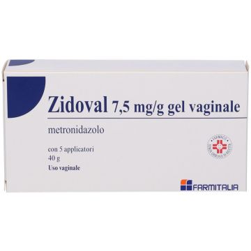 Zidoval Gel Vaginale 0,75% Metronidazolo 40g + 5 Applicatori