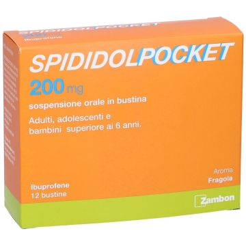 Spididolpocket Antidolorifico Ibuprofene Sospensione Orale 12 Bustine 200 mg