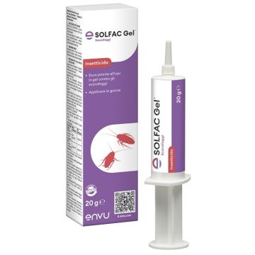 Solfac Gel insetticida per scarafaggi 20 g