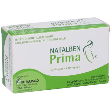 Natalben Prima Integratore Multiminerale Multivitaminico 30 Capsule