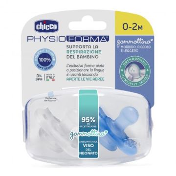 Chicco Gommottino PhysioForma 0-2 Mesi Bambino 2 Pezzi