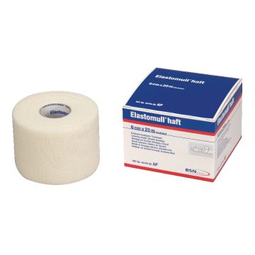Benda elastica autoadesiva elastomull haft compressione forte cm6x20m