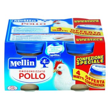 Mellin omog pollo 4x80g