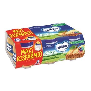 Mellin omog pera 6x100g Mellin omog pera 6x100g