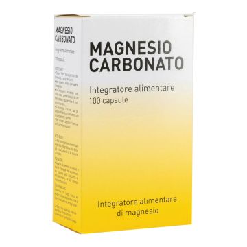 Magnesio carbonato 100 capsule