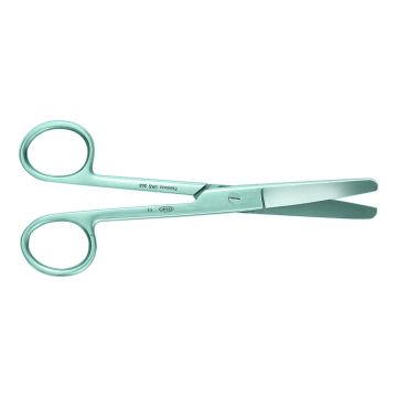 Forbici retta punta tonda 14cm