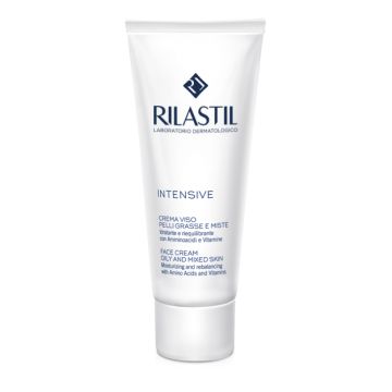 Rilastil Intensive Viso Crema Antirughe per Pelle Grassa 50 ml