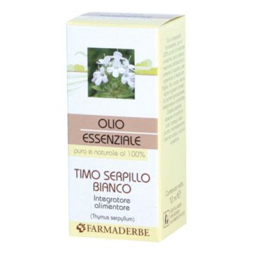 Farmaderbe olio essenziale timo serpillo bianco 10 ml