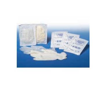 Guanto in lattice sterile per piccoli interventi ambulatoriali misura grande in blister film e carta medicale pronti all'uso 1 paio