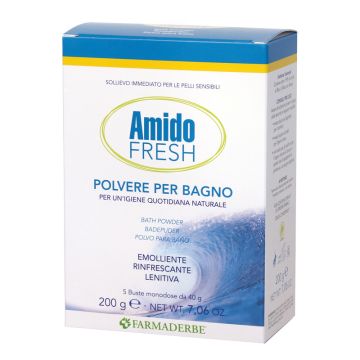 Amido fresh polvere bagno 5 bustine