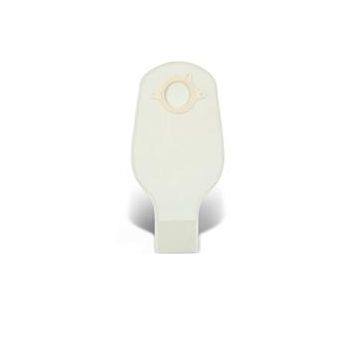Sacca due pezzi a fondo aperto trasparente senza filtro e pellicola di rivestimento senza velcro sistema 2s plus 57mm chiusura con morsetto 10 pezzi