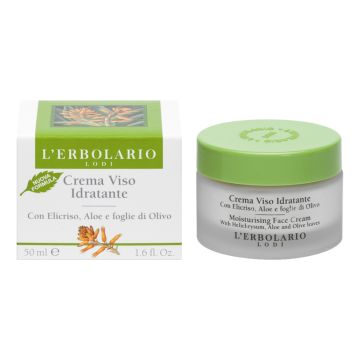 Crema viso idratante all'elicriso e all'aloe 50 ml