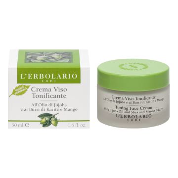 Crema viso tonificante jojoba e burro di karite' 50 ml