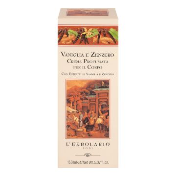Crema profumata vaniglia zenzero 150 ml