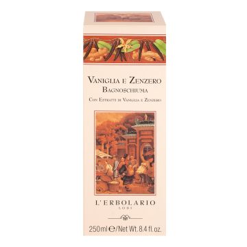 Bagnoschiuma vaniglia zenzero 250 ml