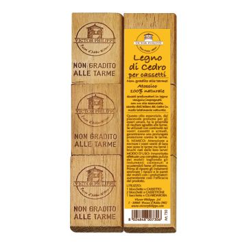 Legno di cedro profumatore per cassetti 6 pezzi