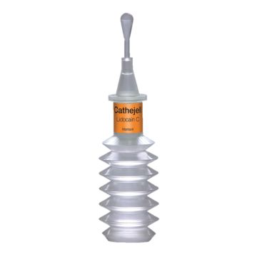 Gel lubrificante glissen con lidocaina/clorexidina per cateterismo ed endoscopia applicatore monodose erogatore a soffietto 8,5 g 25 pezzi
