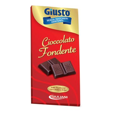 Giusto senza zucchero cioccolato fondente Tavolette 85g