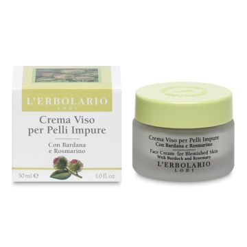 Crema pelli impure bardana rosmarino 30 ml