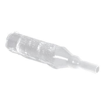 Catetere esterno maschile silkokondom wideband autoadesivo in silicone misura 36 mm lunghezza 8 cm 30 pezzi