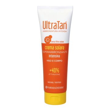 Ultra tan crema solare superabbronzante intensiva viso & corpo +40% attivazione 125 ml