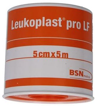 Cerotto Chirurgico Per Fissaggio Medicazioni Leukoplast Pro Lf Supporto Viscosa Massa Adesiva Resina Sintetica Lanolina Ossido Di Zinco Con Lattice Naturale 5 X500 Cm