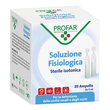 Profar soluzione fisiologica sterile isotonica 5 ml 20 ampolle
