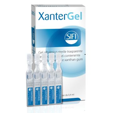 Xantergel gel oftalmico 20 flaconcini monodose 0,4 ml Xantergel gel oftalmico 20 flaconcini monodose 0,4 ml