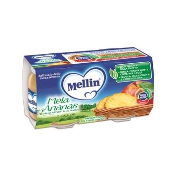 Omo mellin mela+ananas 2x100g