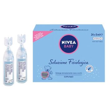 Nivea baby soluzione fisiologica 24 flaconcini 5 ml Nivea baby soluzione fisiologica 24 flaconcini 5 ml