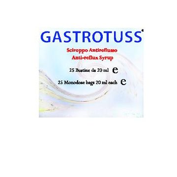 Sciroppo antireflusso gastrotuss 25 bustine monodose 20 ml