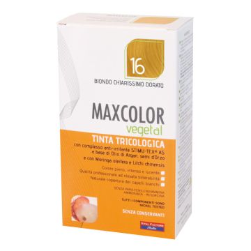 Maxcolor Vegetal Tinta 16 Biondo Chiarissimo Dorato 140ml