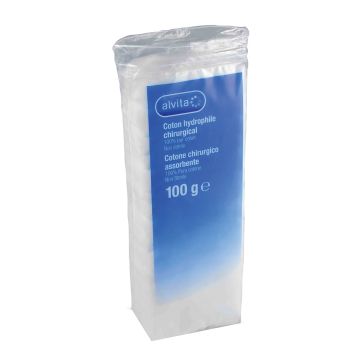 Cotone chirurgico alvita assorbente 100 g