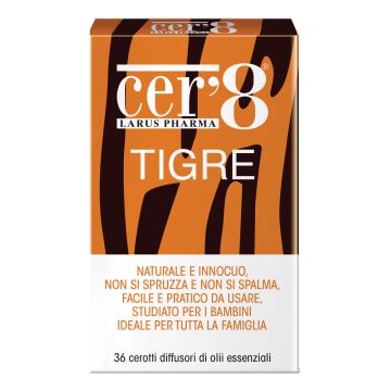 Cer'8 Tigre Cuscinetto Adesivo 36 Pezzi