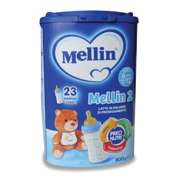 Mellin 2 latte polvere 800 g