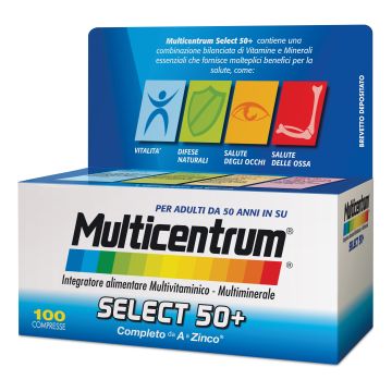 Multicentrum select50+ 100 compresse