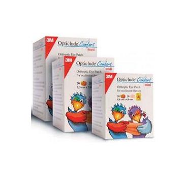 Cerotto oculare comfort misura 5,3x8cm 20 pezzi