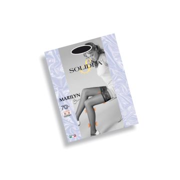 Marilyn 70 sheer calza autoreggente avorio 2