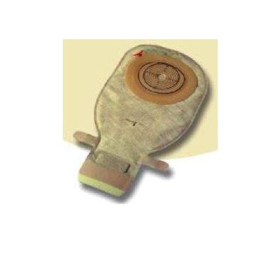 Sacca per ileostomia aperta ricoperta in tessuto non tessuto alterna mio con hide/away misura foro 15/43mm capacita' midi 350ml 10 pezzi articolo 14196