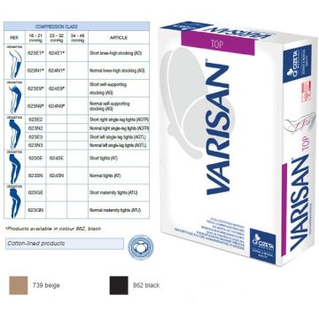 Gambaletto varisan top k2 punta chiusa normale colore beige misura 4