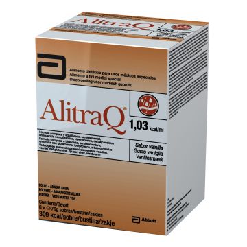 Alitraq vaniglia 6 bustine da 76 g