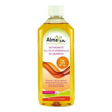 Almawin detergente concentrato all'olio di arancia eco bio 500 ml