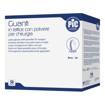 Guanto pic chirurgico sterile con polvere misura 6