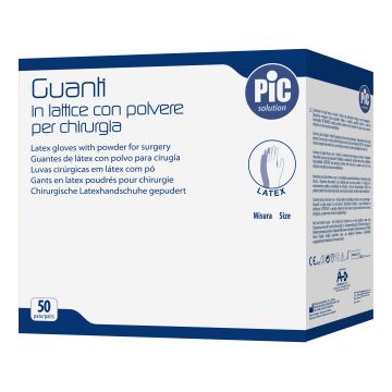 Guanto pic chirurgico sterile con polvere misura 6,5