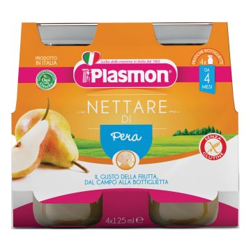 Plasmon bebifrutt pera125mlx4p