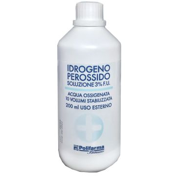 Perossido idrogeno 3% 200m polif
