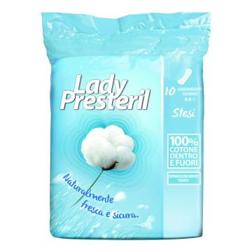 Lady presteril assorbente giorno 10 pezzi