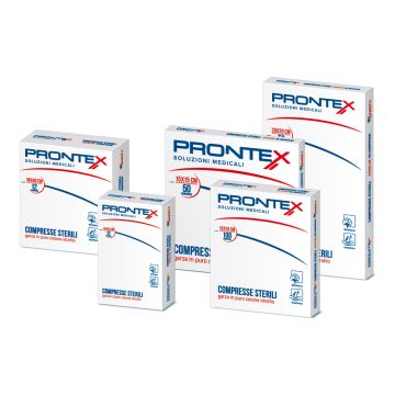 Prontex garza compressa 12/8 20x20cm 50 pezzi