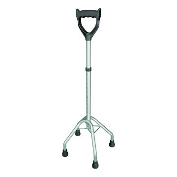 Quadripode di appoggio per la deambulazione con base normale 1 pezzo
